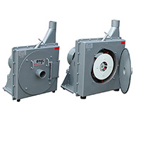 Strukturmühle mit Saug- und Druckgebläse
